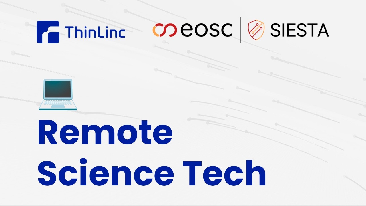 New video: Accessing Secure Data Remotely via Linux & ThinLinc